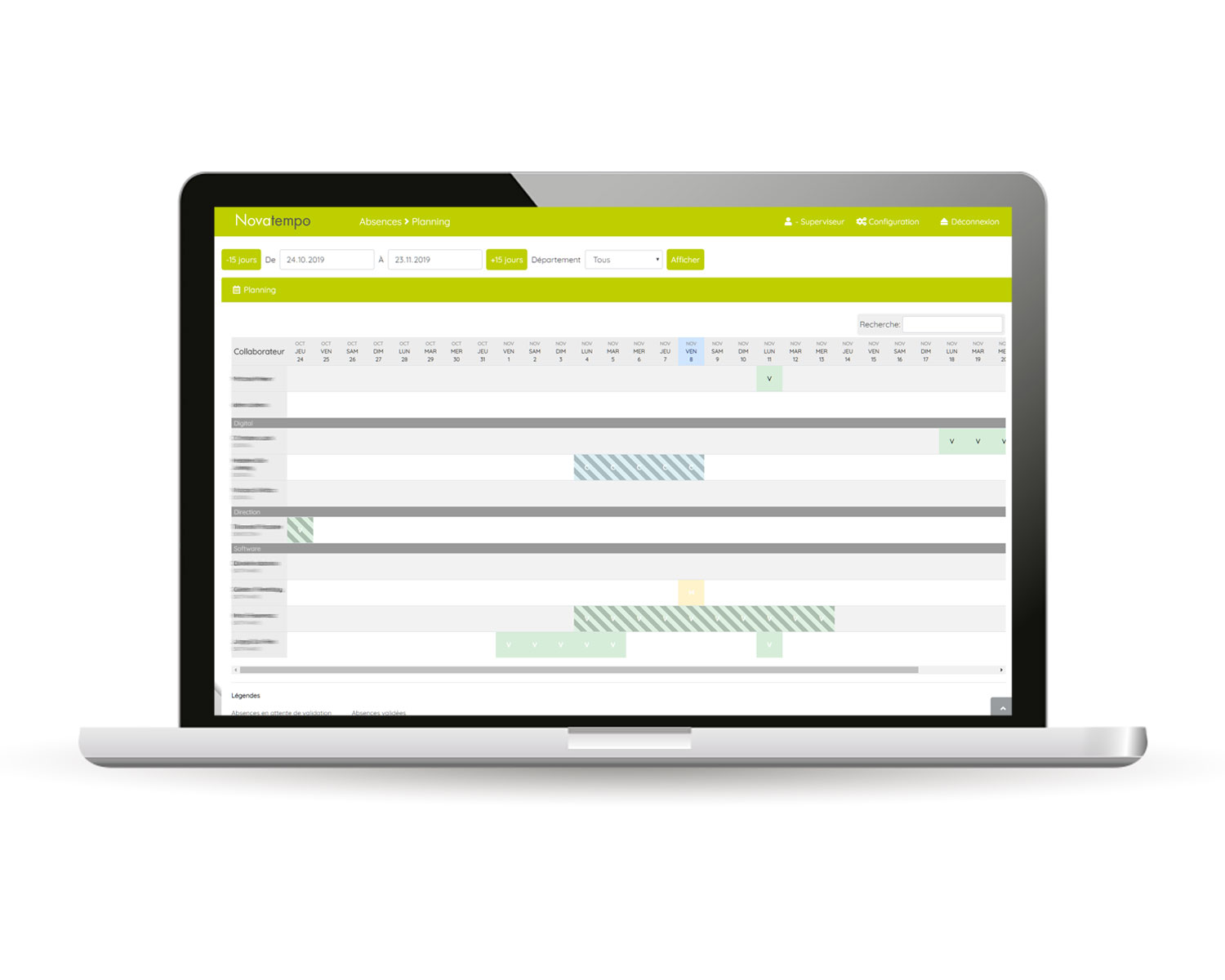 gestion des absences